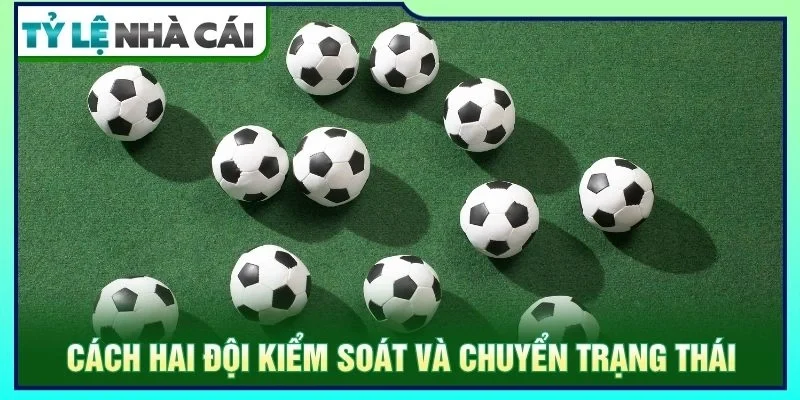 Cách hai đội kiểm soát và chuyển trạng thái
