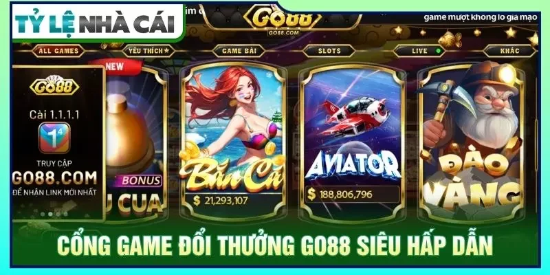 Cổng game đổi thưởng GO88 siêu hấp dẫn