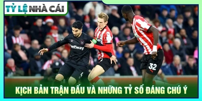 Kịch bản trận đấu và những tỷ số đáng chú ý
